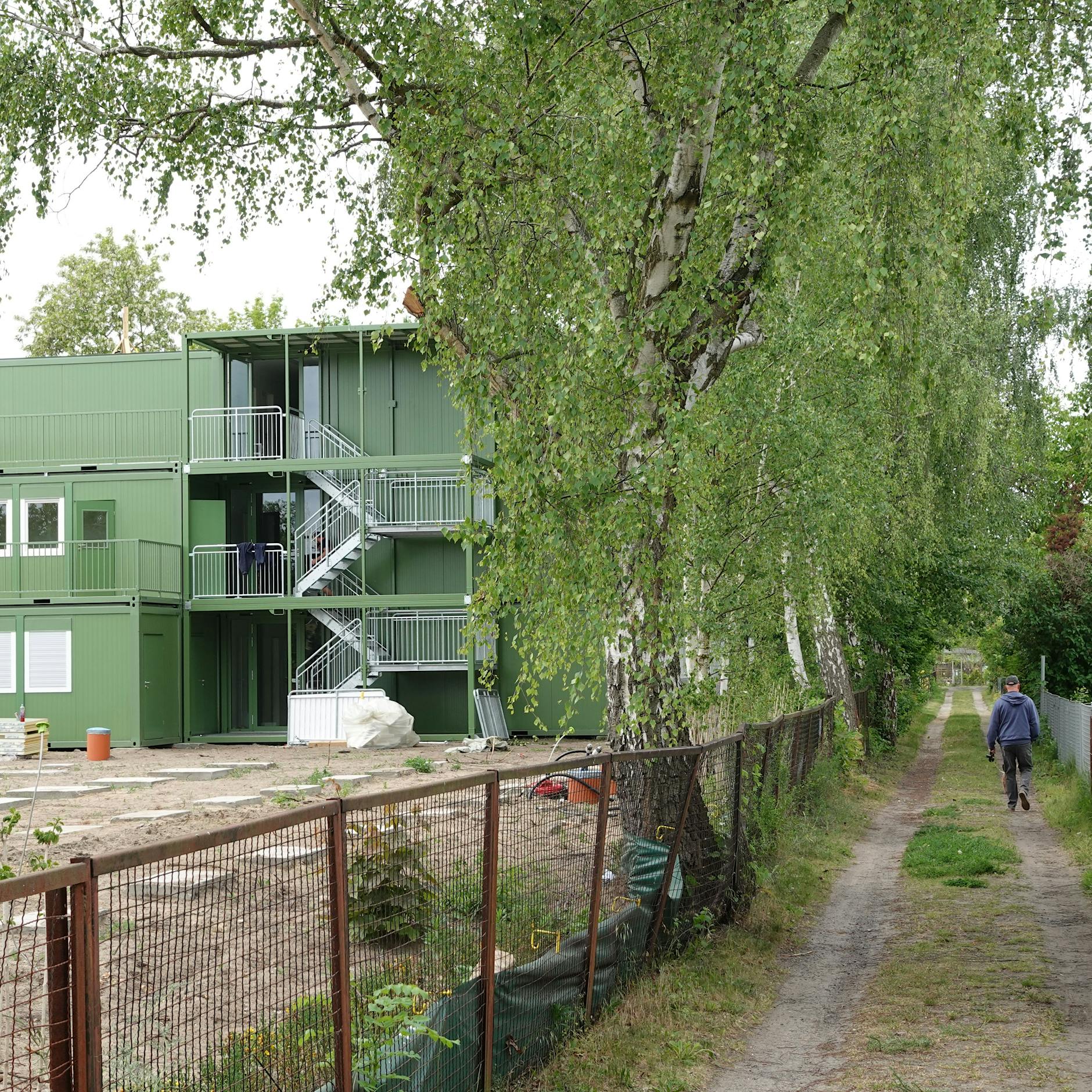 Direkt neben Kleingärten: Hier entsteht eine neue Flüchtlingsunterkunft