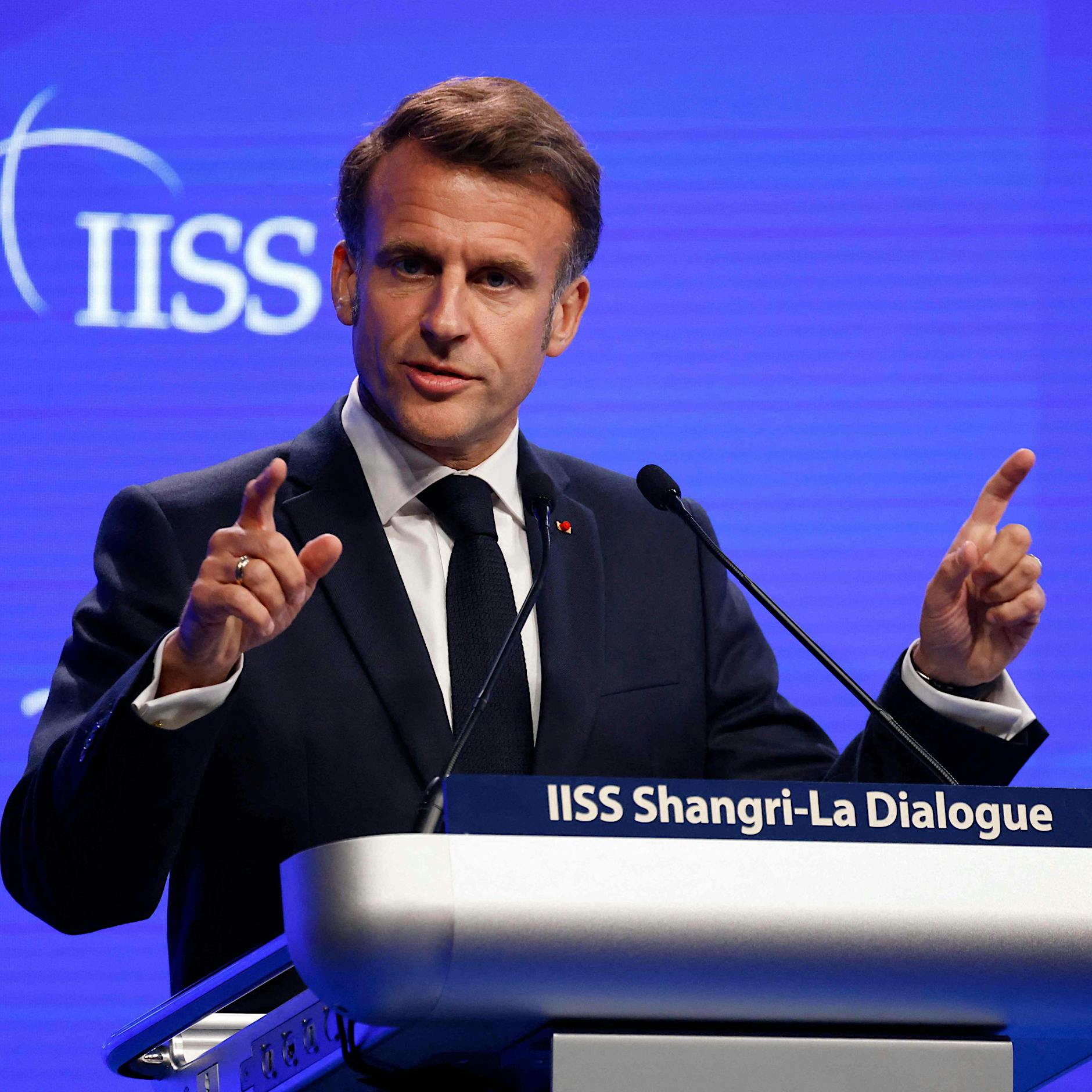Sicherheitsforum Shangri-La: Macron kritisiert Doppelmoral der USA in der Ukraine