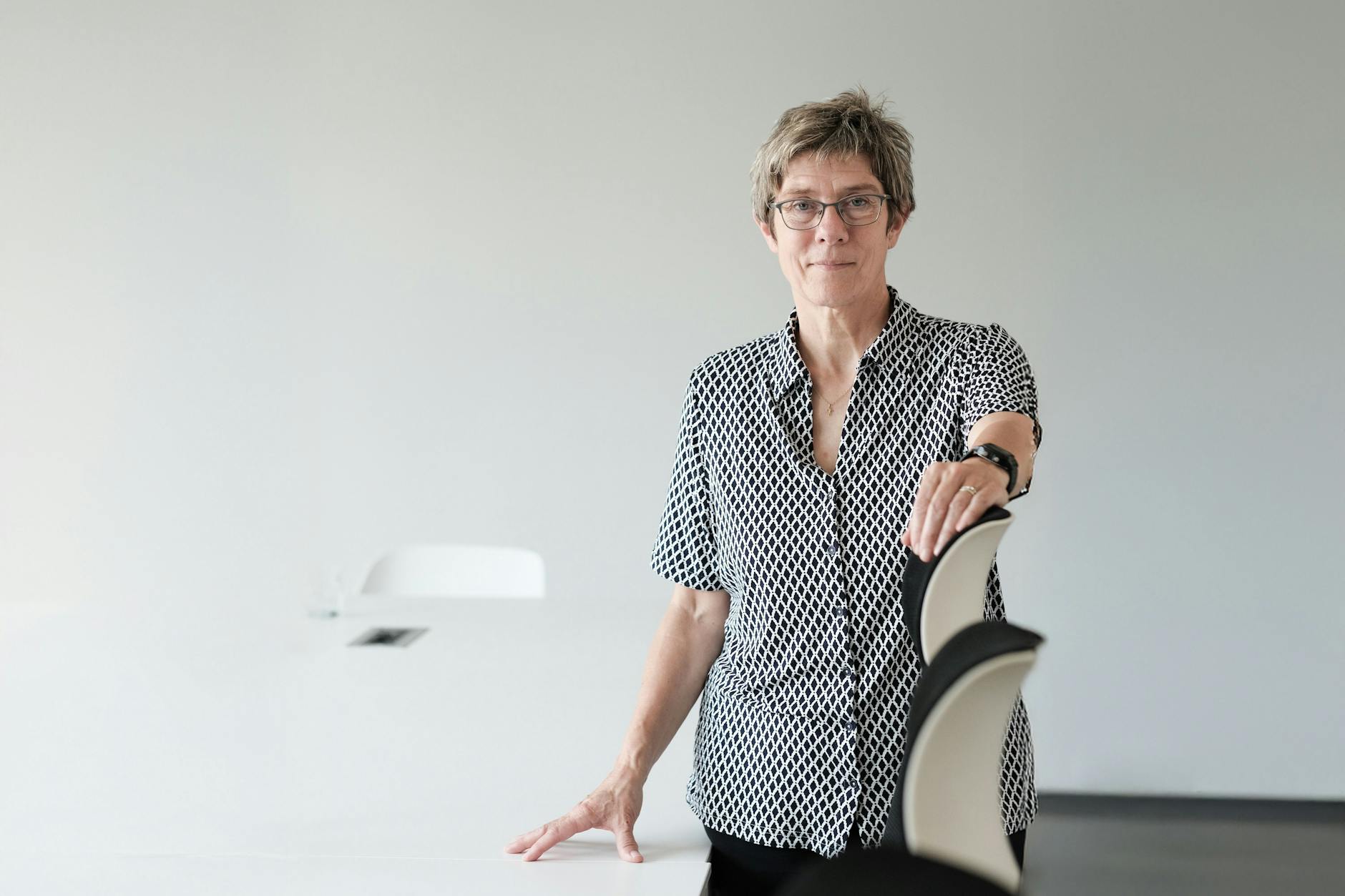 Annegret Kramp-Karrenbauer im Gespräch mit der Berliner Zeitung