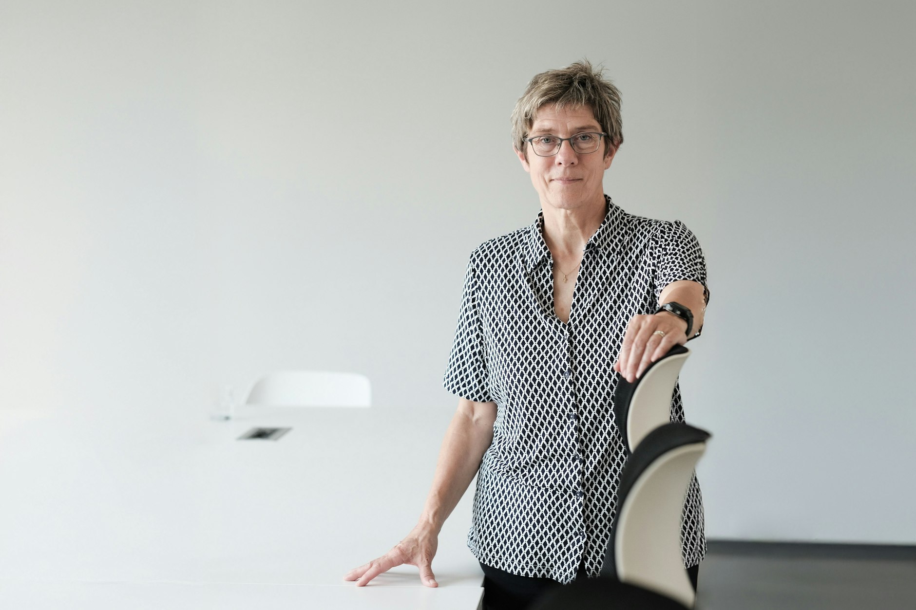 Annegret Kramp-Karrenbauer im Gespräch mit der Berliner Zeitung