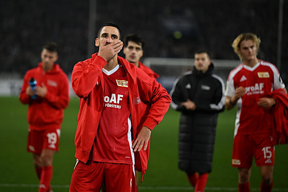 Enttäuscht mussten Rani Khedira und der 1. FC Union Berlin bereits in der zweiten Runde der vergangenen Pokalsaison das Aus beim späteren Finalisten Arminia Bielefeld hinnehmen.