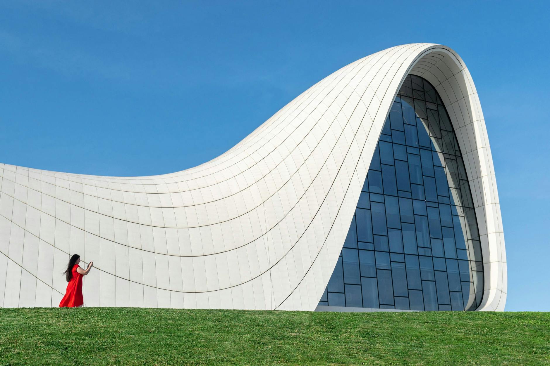 Das Heydar Aliyev Center in Baku