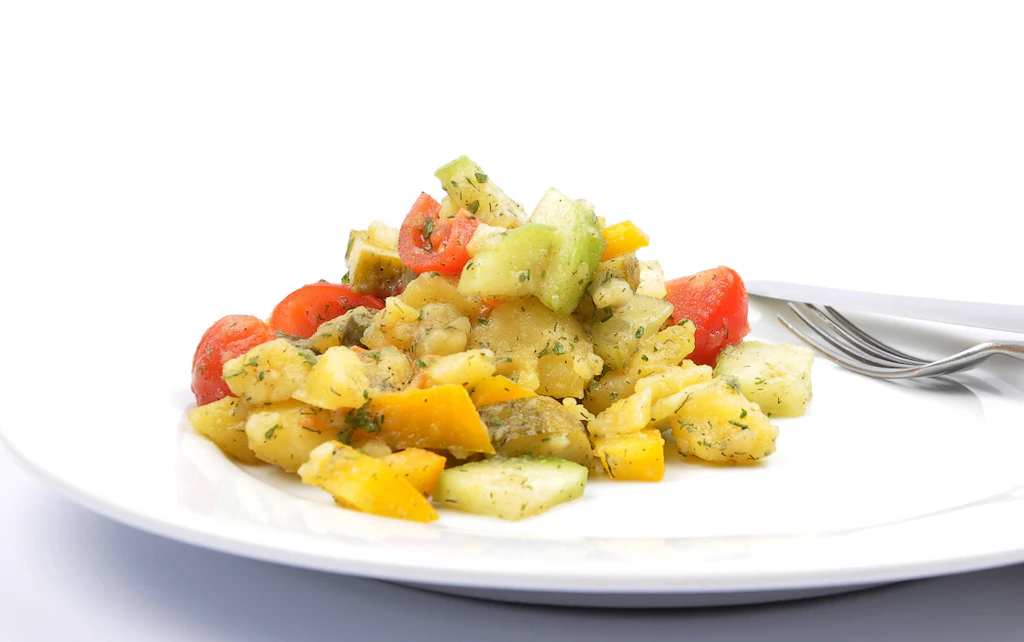 Ungarischer Kartoffelsalat nach einem Rezept von DDR-Koch Kurt Drummer