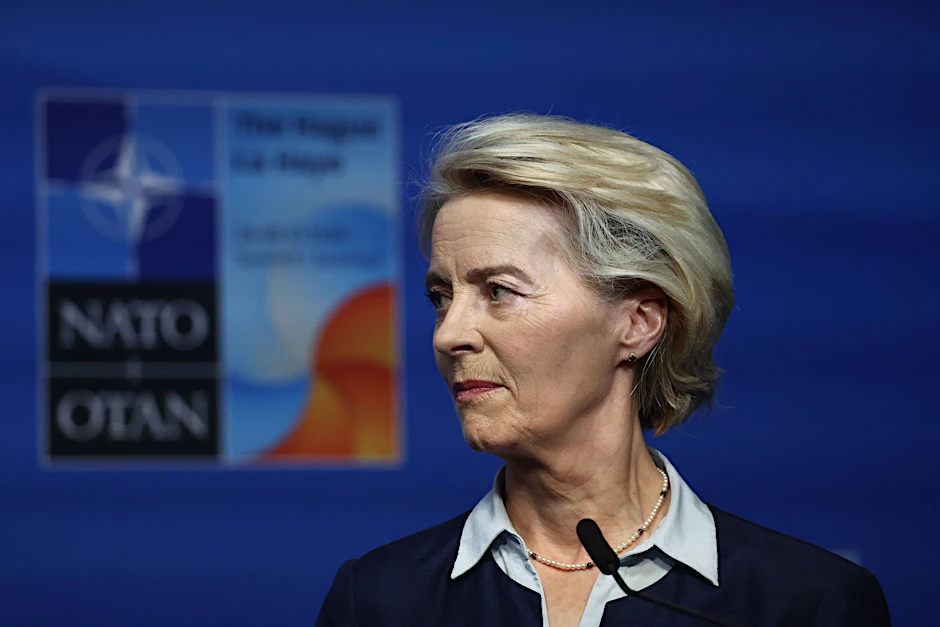 EU-Kommissionschefin Ursula von der Leyen beim Nato-Gipfel in Den Haag
