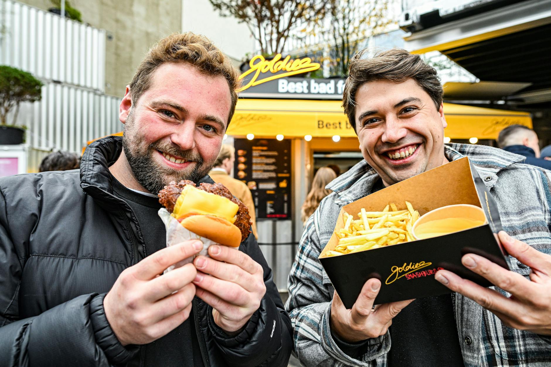 Die Männer hinter Goldies: Vladislav Gachyn (l.) und Kajo Hiesl haben Goldies gegründet.