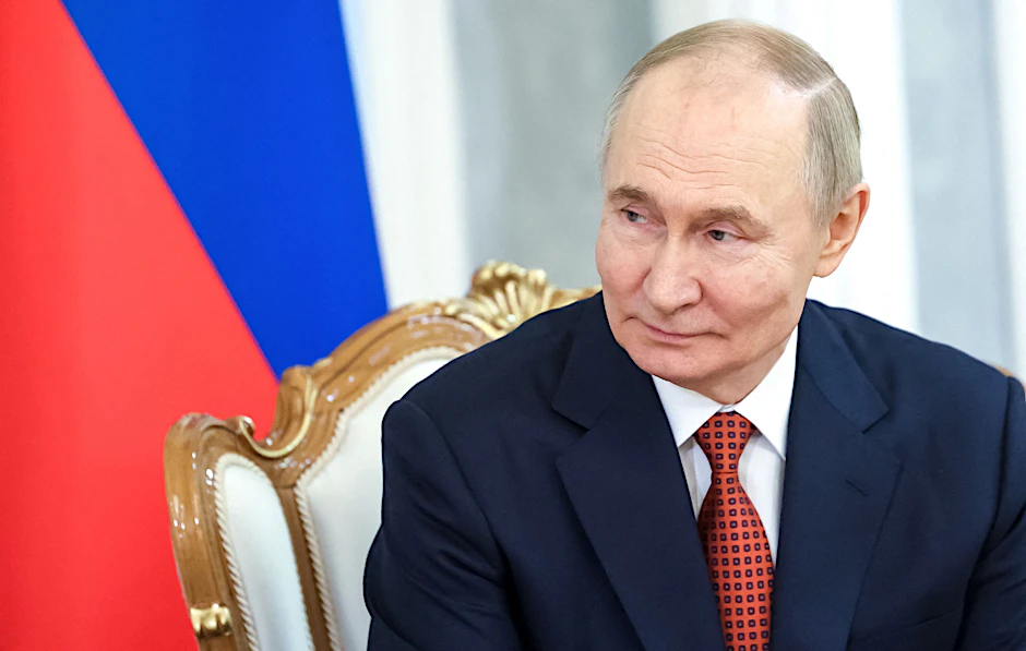 Russlands Präsident Wladimir Putin auf einem Treffen des Eurasischen Wirtschaftsforums