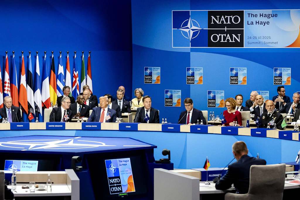 Sitzung auf dem Nato-Gipfel in Den Haag