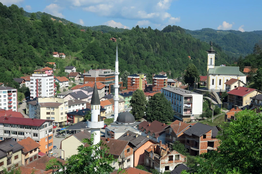 Blick auf Srebrenica