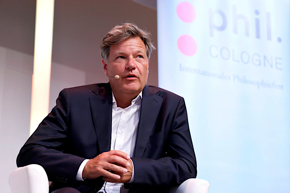 Politiker Robert Habeck Grüne, ehemaliger Bundeswirtschaftsminister