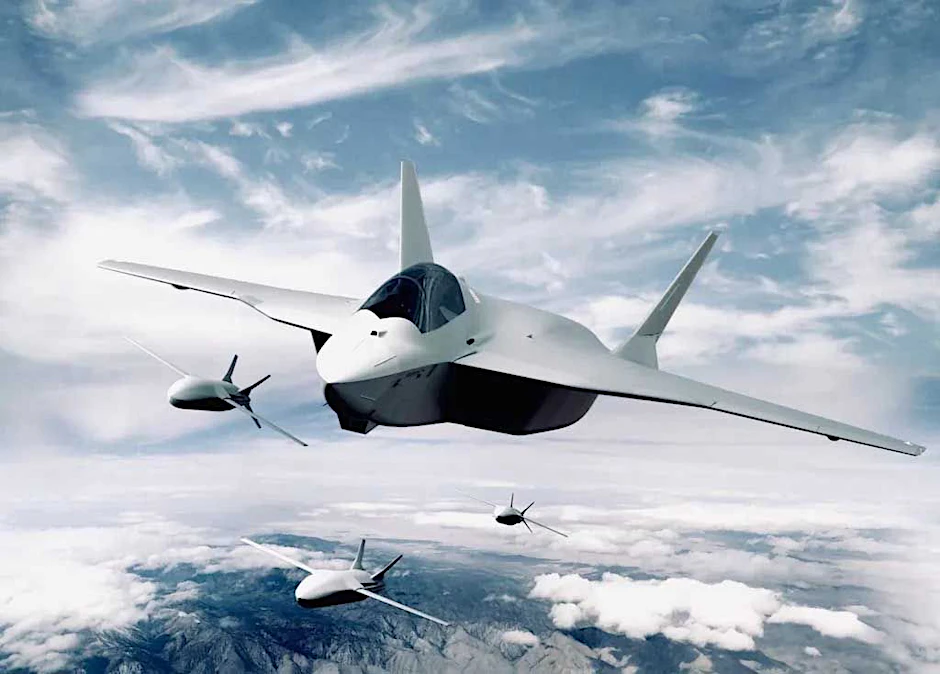 Kampfjets fliegen am Himmel. Wann wird es die ersten KI-gesteuerten Maschinen geben?