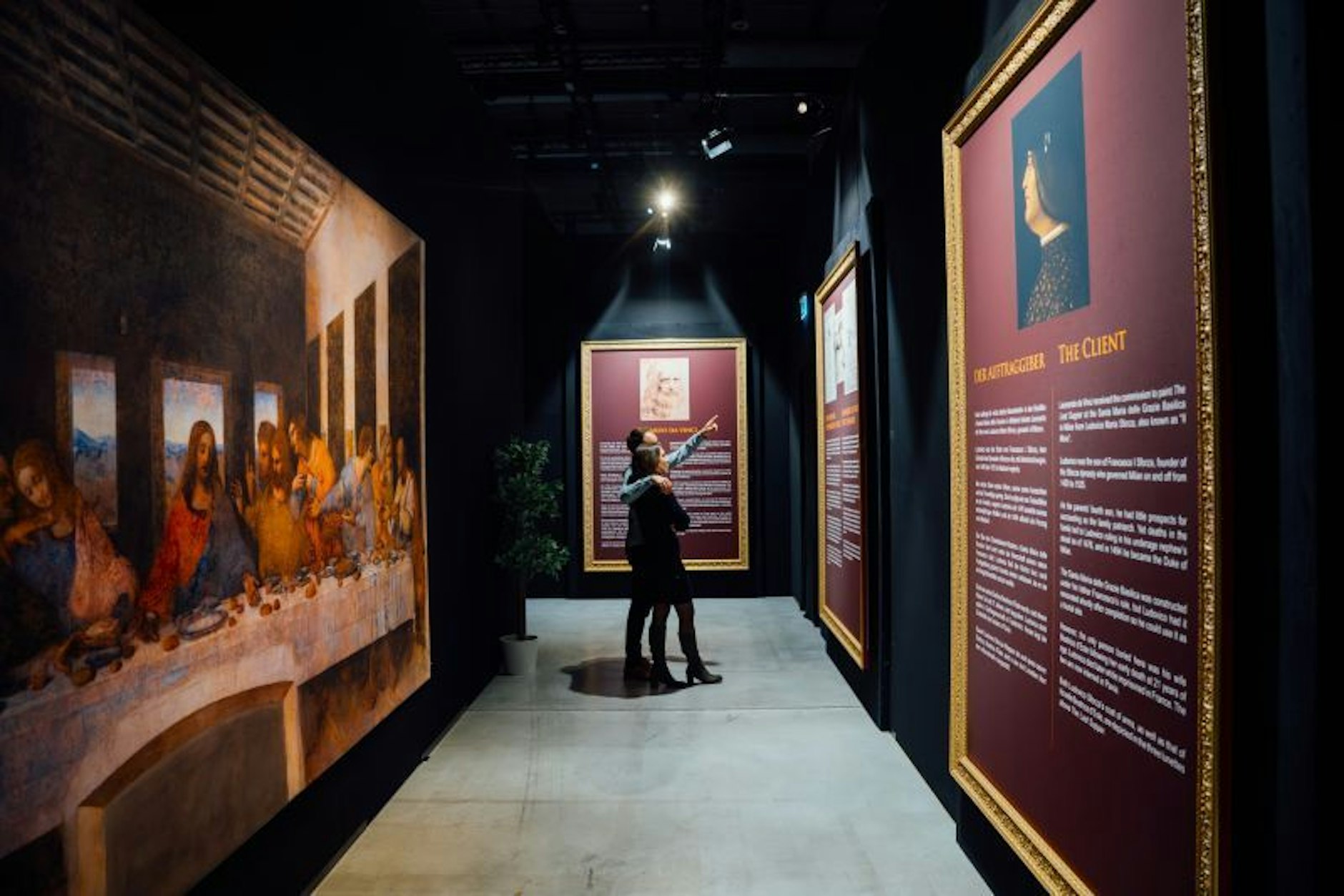 <strong>INFORAUM:</strong> Entdecken Sie faszinierende und wenig bekannte Fakten über Leonardo da Vinci und erfahren Sie anhand fesselnder Displays mehr über das Genie, seine Kreativität und die Bedeutung seines Schaffens.