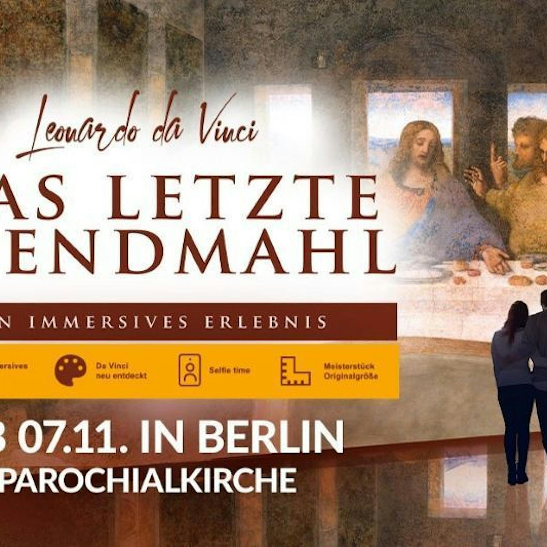 Ausstellung DA VINCI - ABENDMAHL Berlin | Tickets!