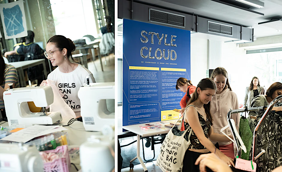 Kommt gut an! Neben Kleidertausch bietet Style Cloud auch kreative Workshops an.