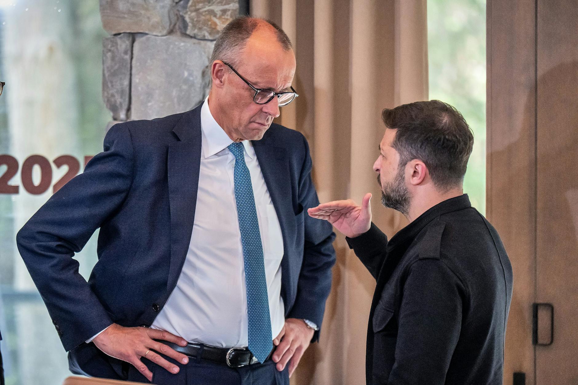 Kämpft die Ukraine für westliche Interessen? Bundeskanzler Friedrich Merz und der ukrainische Präsident Wolodymyr Selenskyj