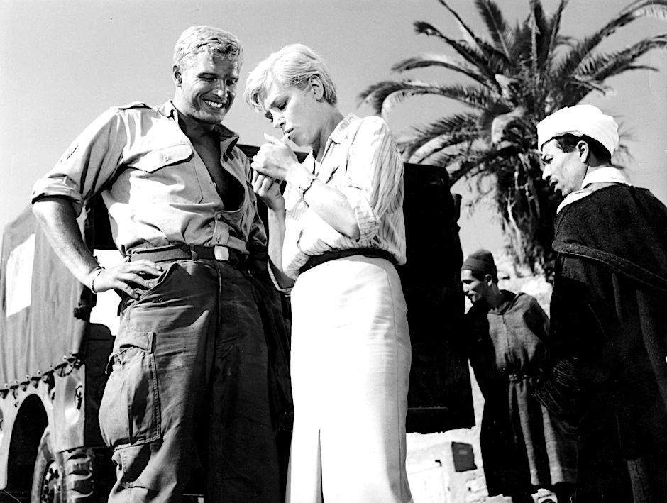 Helmut Schmid und Hildegard Knef in „Madeleine und der Legionär“ (BRD 1957)