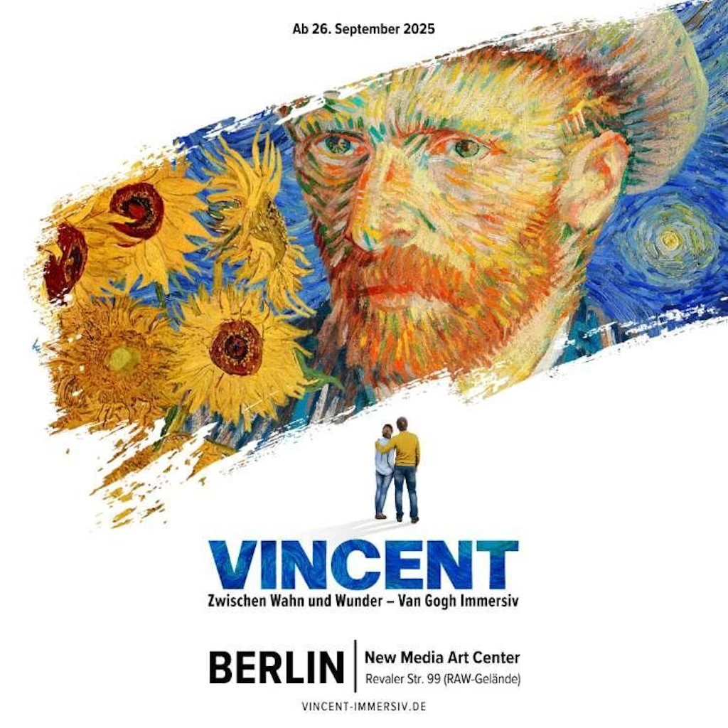 Van-Gogh-Ausstellung in Berlin bis 19.07.2026. Tickets für „Vincent“ hier!