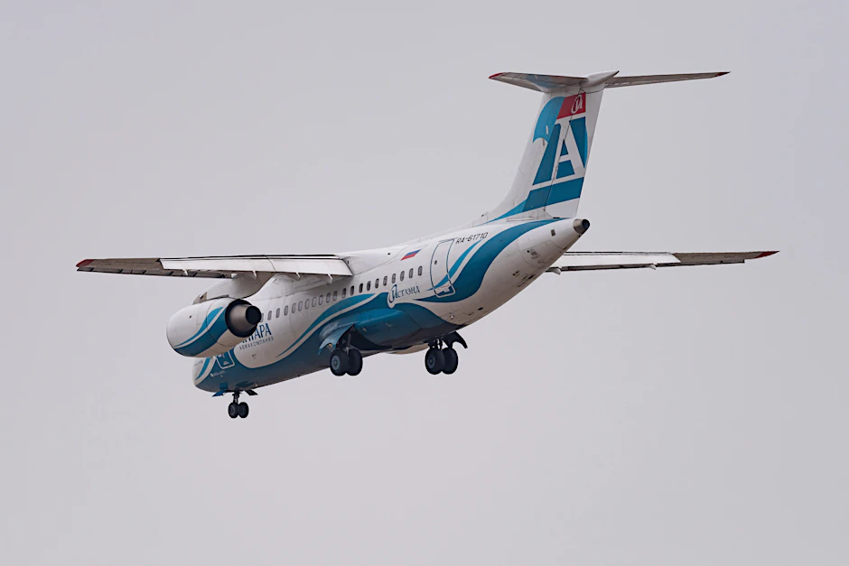 Eine Maschine von Angara Airlines ist am Donnerstag in Russland abgestürzt.