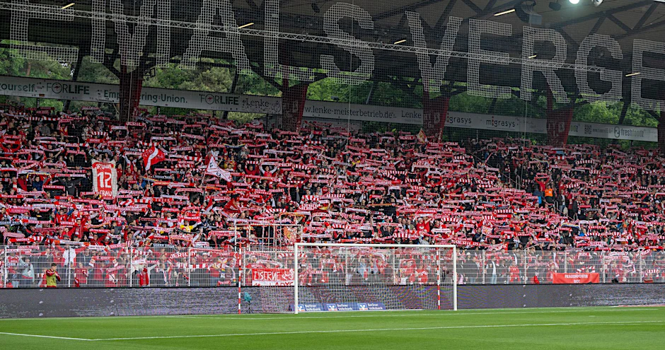 Solch volle Ränge im Stadion An der Alten Försterei bei Spielen der Frauen des 1. FC Union Berlin sind bei den teilweise zuschauerunfreundlichen Anstoßzeiten wohl schwer zu erreichen.