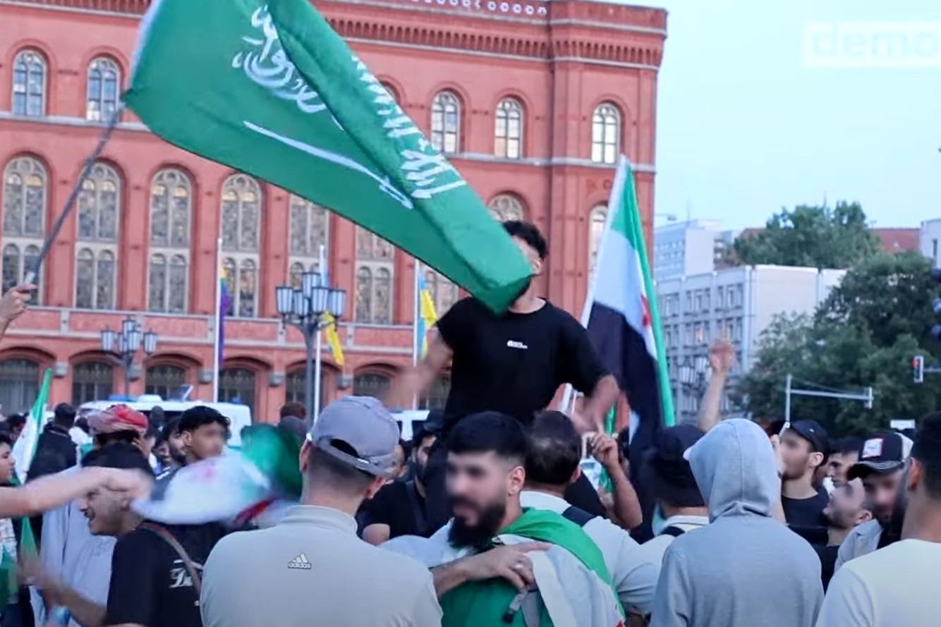 Am Samstag fand eine Kundgebung statt, auf der dschihadistische Parolen gerufen wurden.