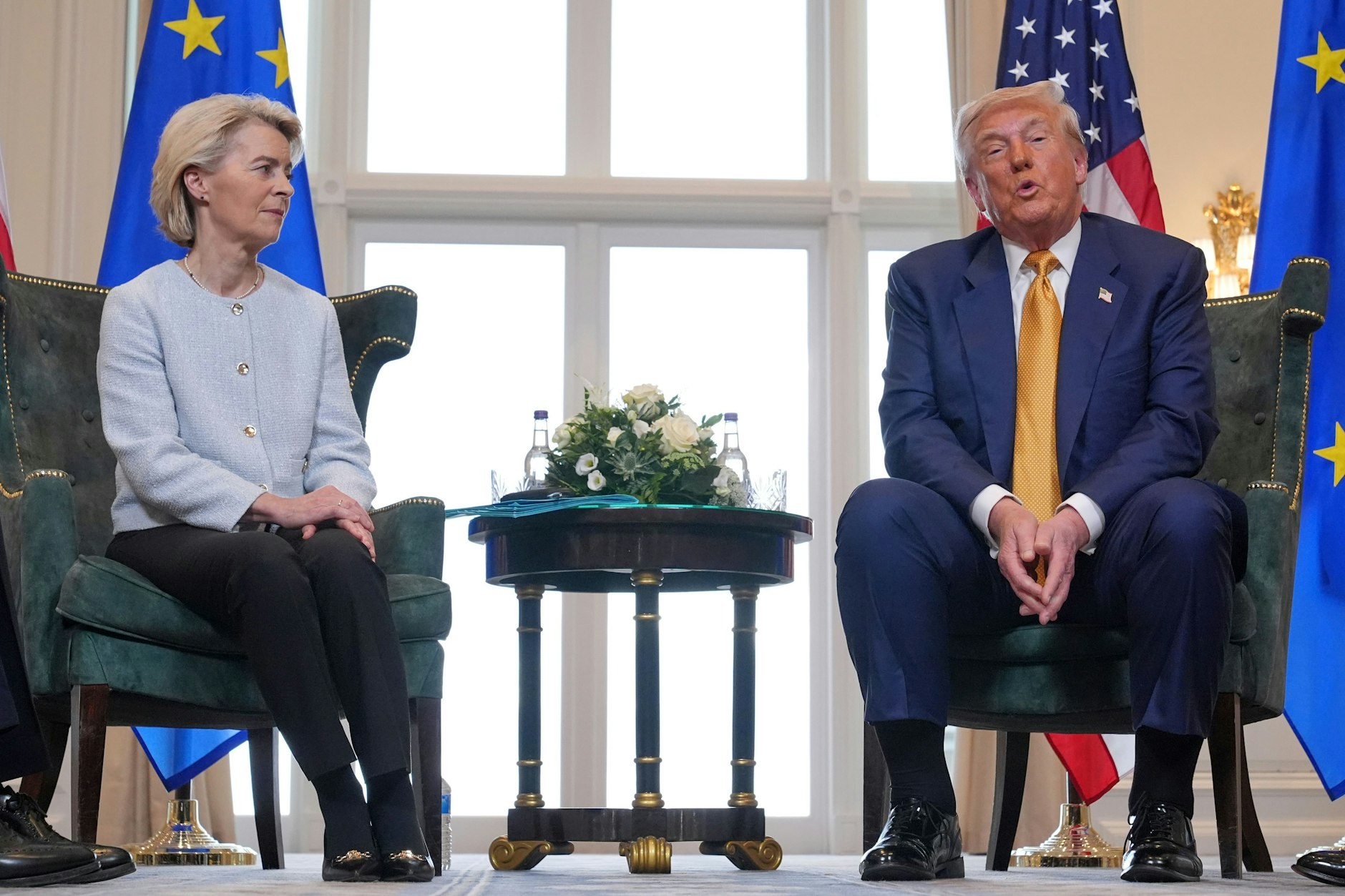 Präsident Donald Trump hat die EU zu einem schrecklichen Deal zwingen können, weil Verantwortliche wie Ursula von der Leyen versagt haben.