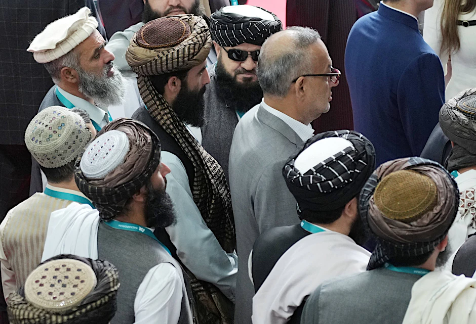 Vertreter der Taliban-Regierung auf einem internationalen Wirtschaftsforum im russischen Kasan