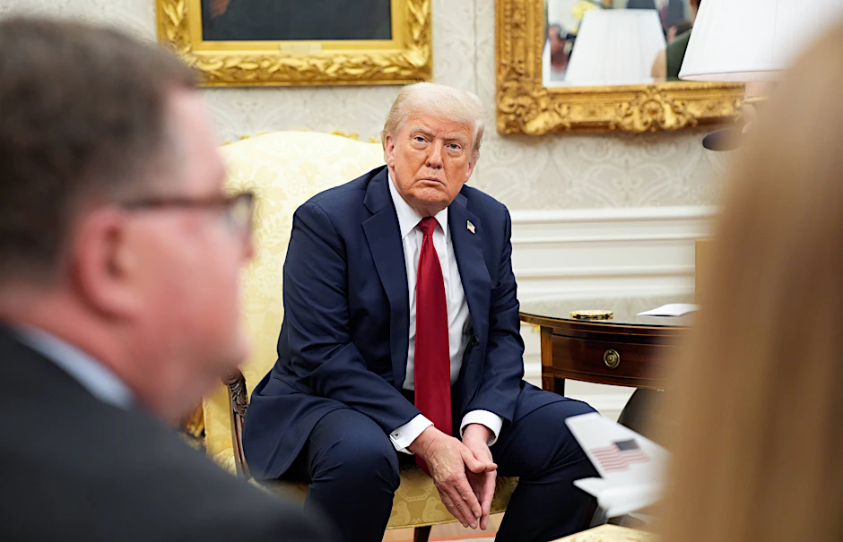 US-Präsident Donald Trump hat sich bisher nicht zur innenpolitischen Lage in der Ukraine geäußert. Warum?