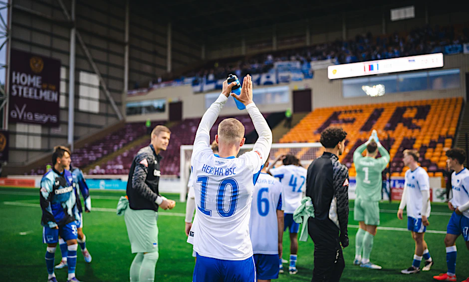 Zum 133. Geburtstag von Hertha BSC spielten Michael Cuisance und der Rest seines Teams beim Motherwell FC in Schottland.