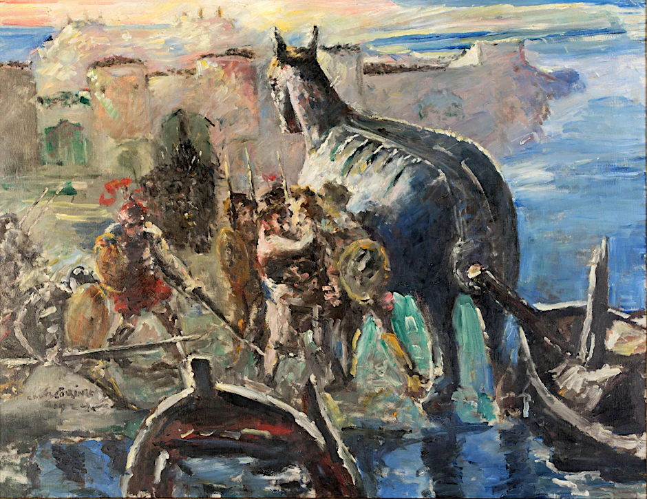 Lovis Corinth: „Das Trojanische Pferd“, 1924