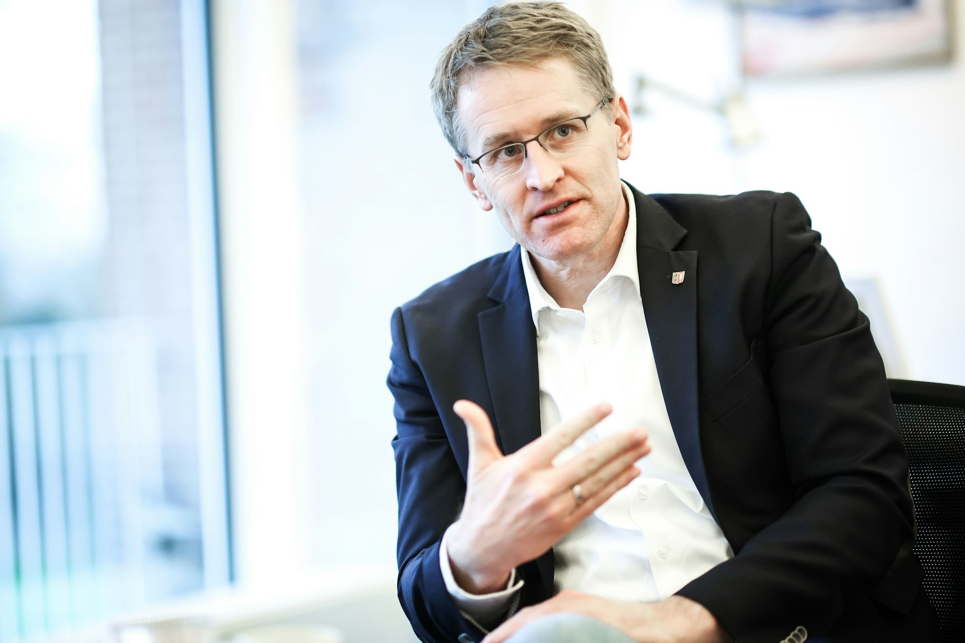 Daniel Günther (CDU), Ministerpräsident von Schleswig-Holstein, fordert mehr Tempo beim Klimaschutz.