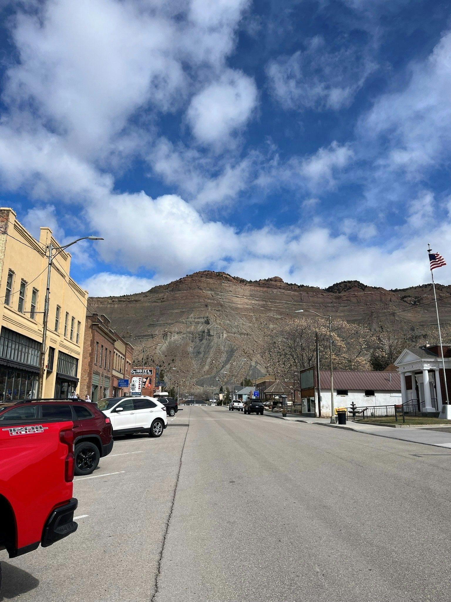 Die Berge bei Helper