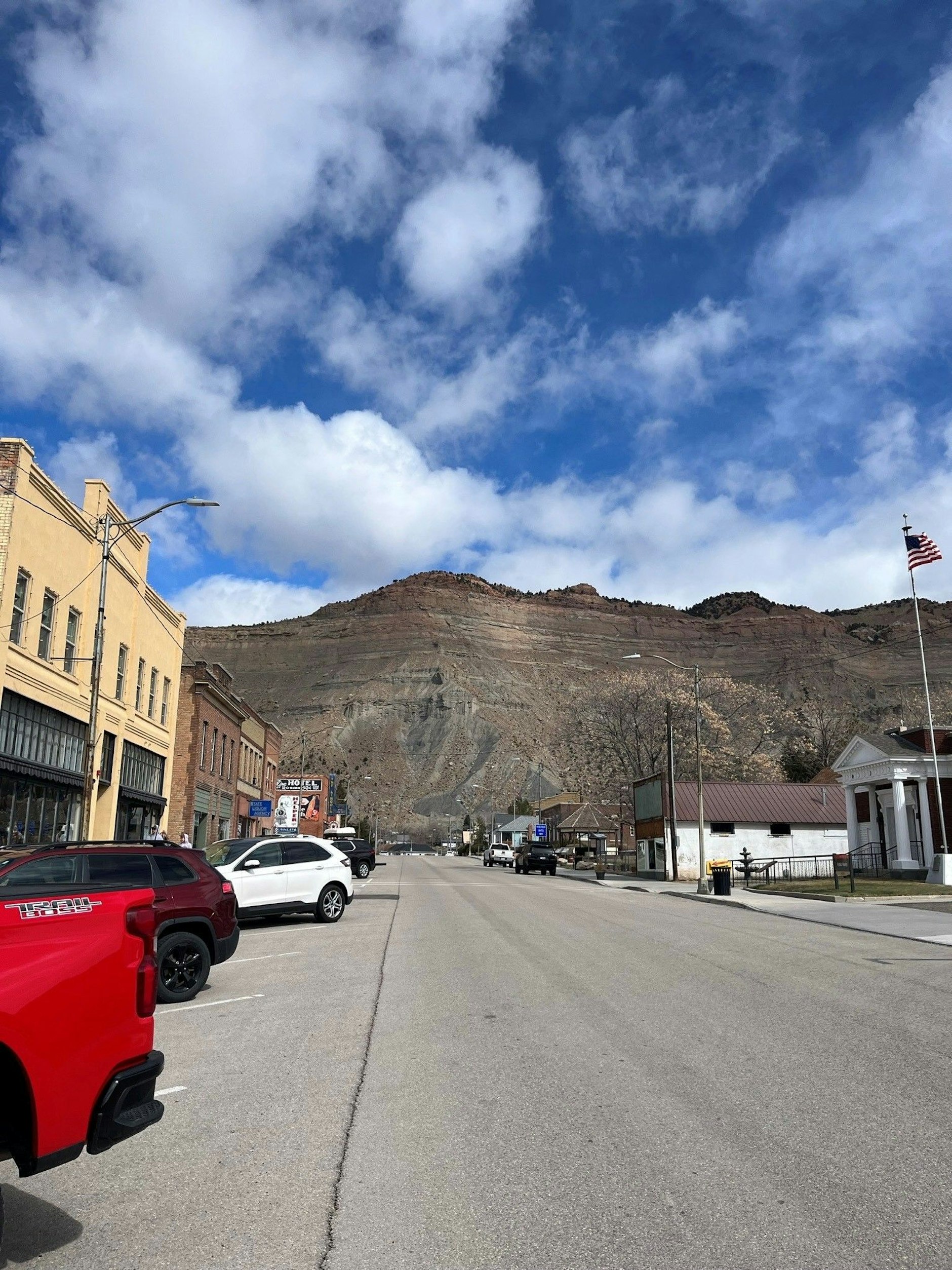 Die Berge bei Helper