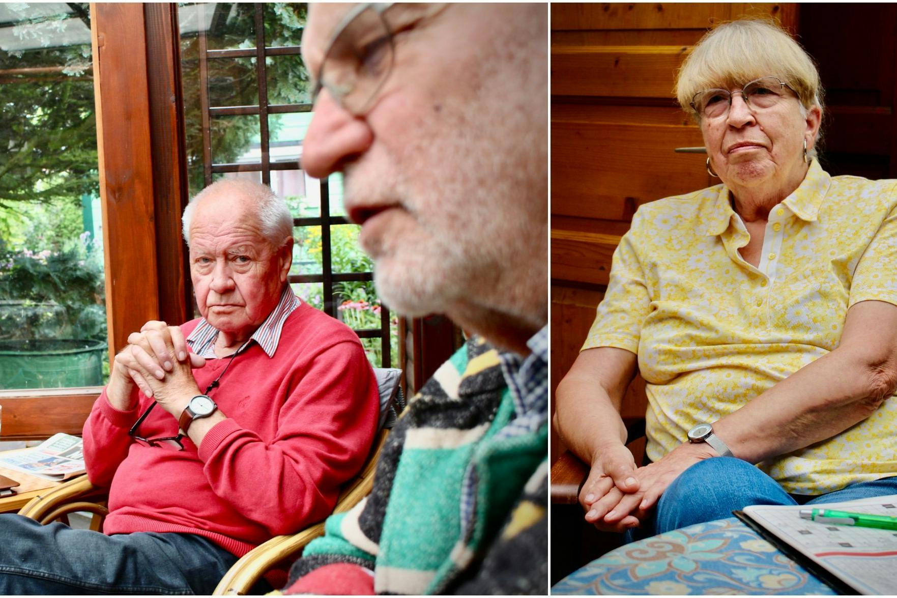 Gisela, Claus und Walter blicken auf Jahrzehnte in ihren Gärten zurück und sorgen sich um die Zukunft. Sie beklagen: „Das ist nicht das erste Mal, dass Breitehorn von den Behörden attackiert wird.“