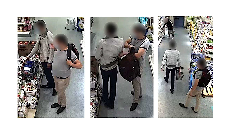 Diebesbande am Werk: Bevorzugt in Drogerien packen sich Diebe die Taschen voll.