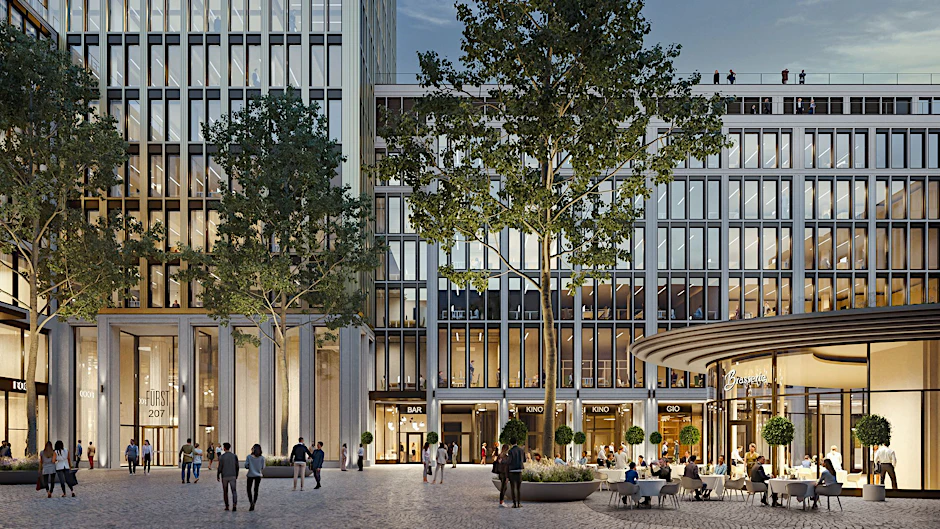 So soll das neue Quartier am Kurfürstendamm einmal aussehen. Ende dieses Jahres soll der „Kiez im Kiez“ fertiggestellt sein.
