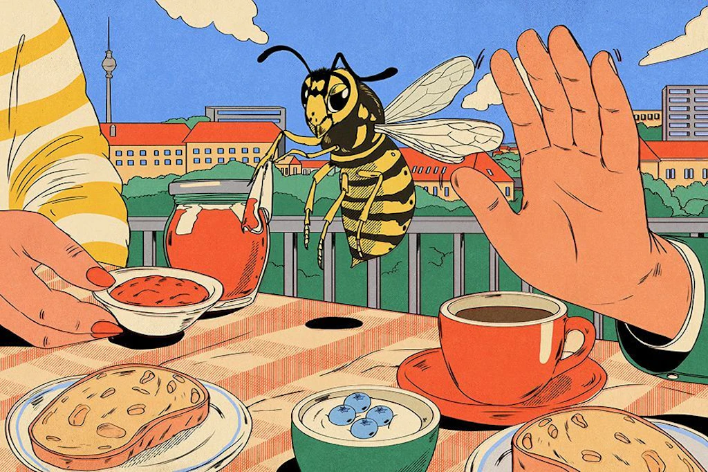 Berliner Biester: Wie es ist, eine Wespe in dieser Stadt zu sein