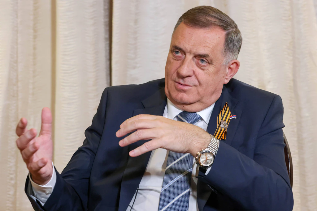 Milorad Dodik im Mai in Moskau