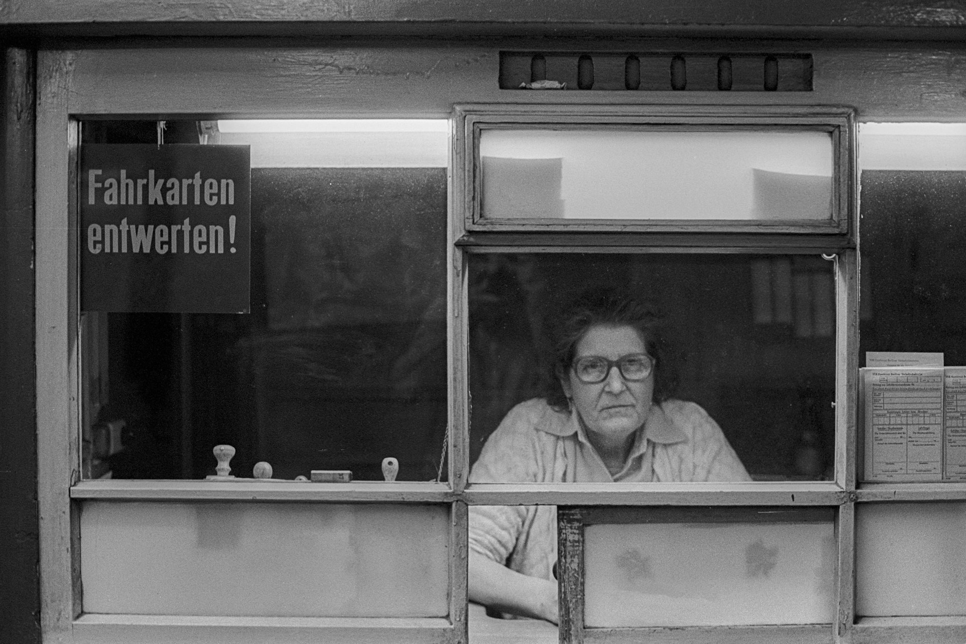 Fahrkartenschalter am U-Bahnhof Friedrichsfelde