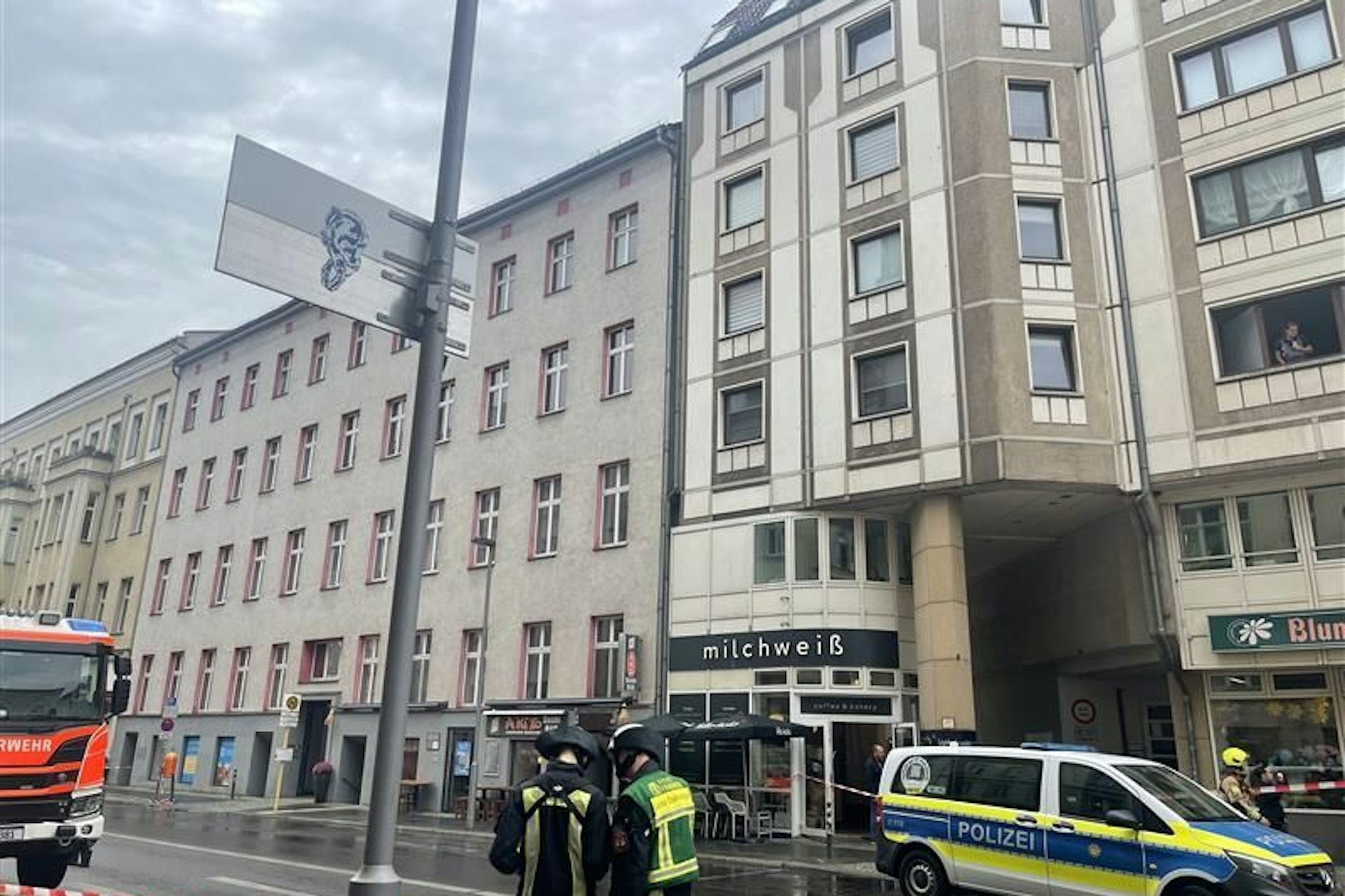 Das Gebäude neben der Dreispitzpassage ist einsturzgefährdet.