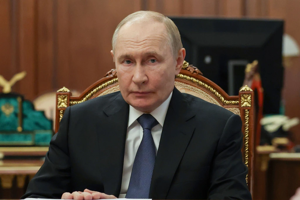 Der russische Präsident Wladimir Putin im Kreml 