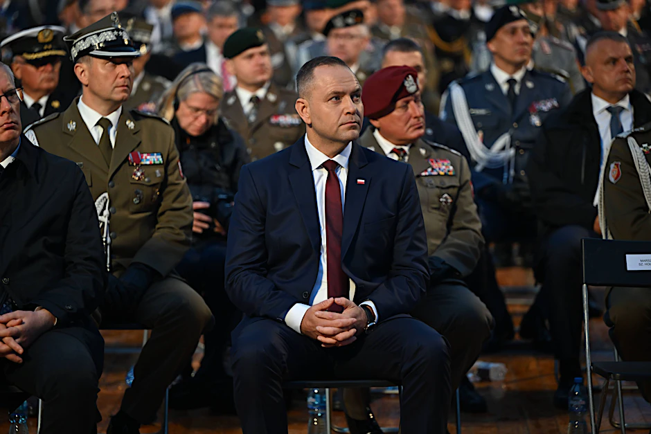 Polens Präsident Karol Nawrocki nahm an einer Gedenkveranstaltung zum Ausbruch des Zweiten Weltkriegs in Danzig teil.