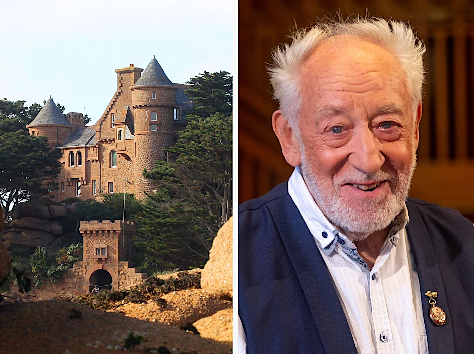 Seit fast 40 Jahren in Hallervordens Händen: das Schloss auf einer Insel in der Bretagne.