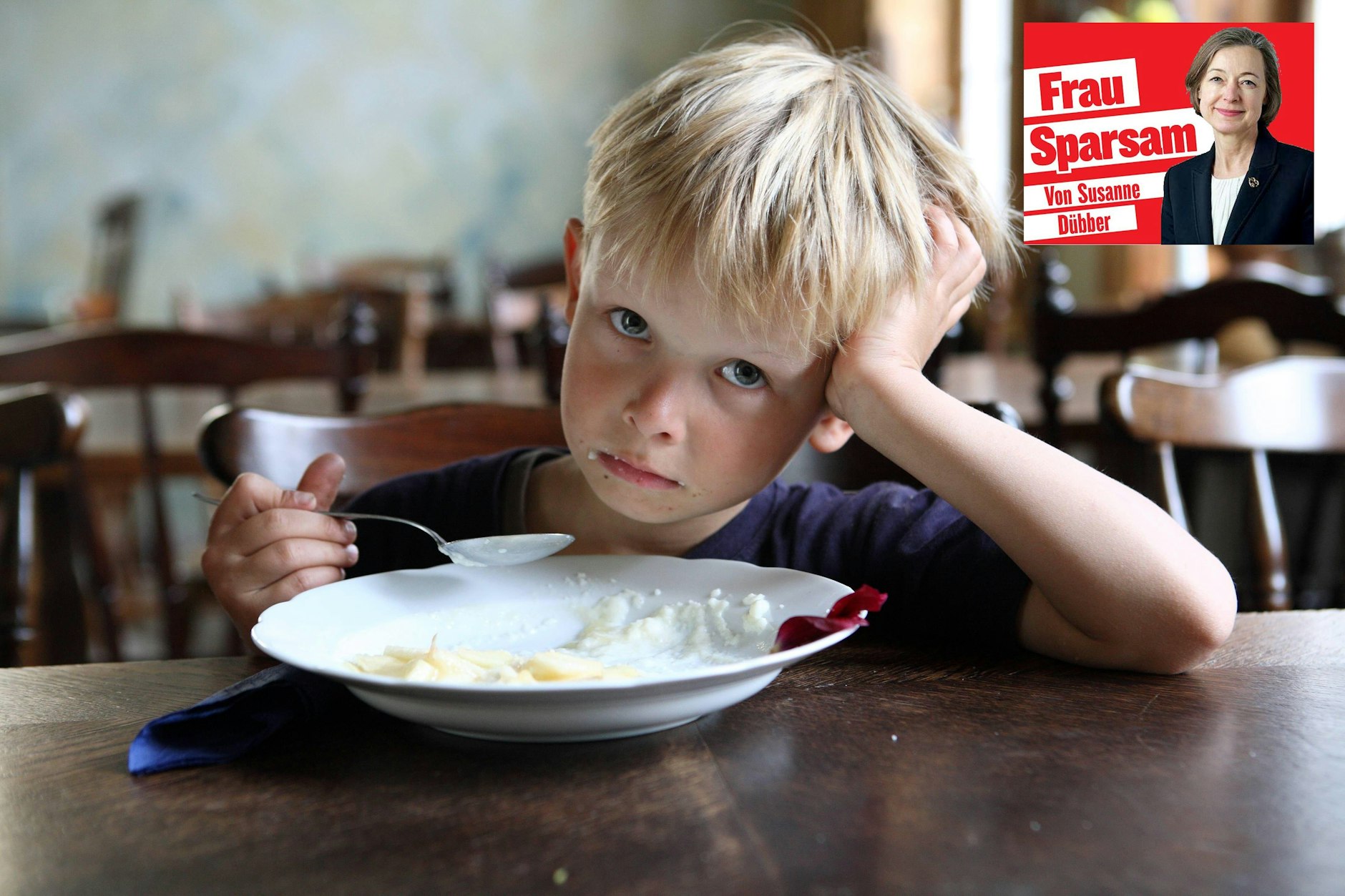 Kein Grund zum Trübsalblasen: Grießbrei ist ein herrlicher Genuss zum kleinen Preis.