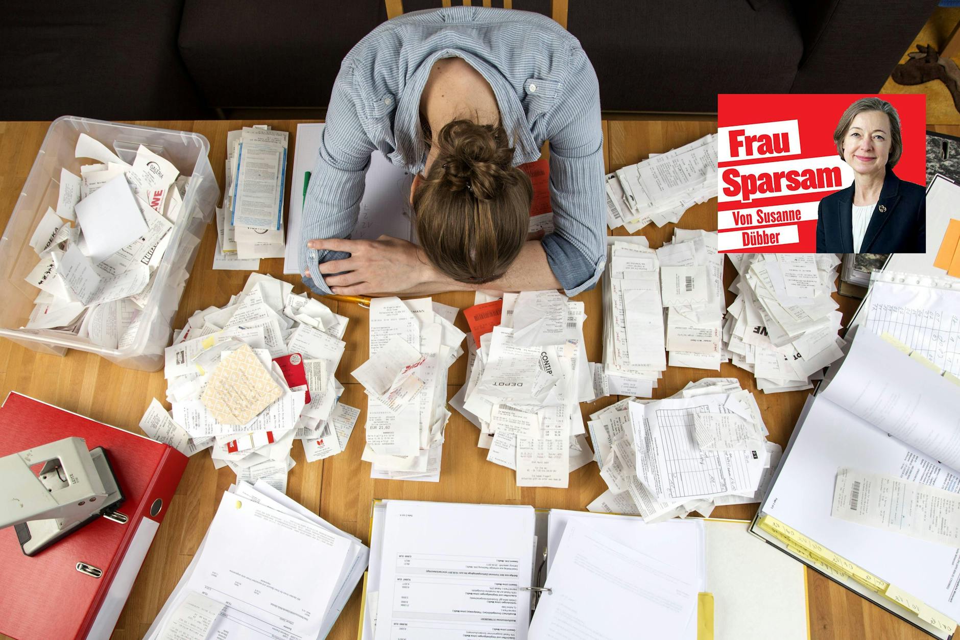 Zettel ohne Ende, Hilfe! Aber es muss nicht kompliziert sein, ein Haushaltsbuch zu führen