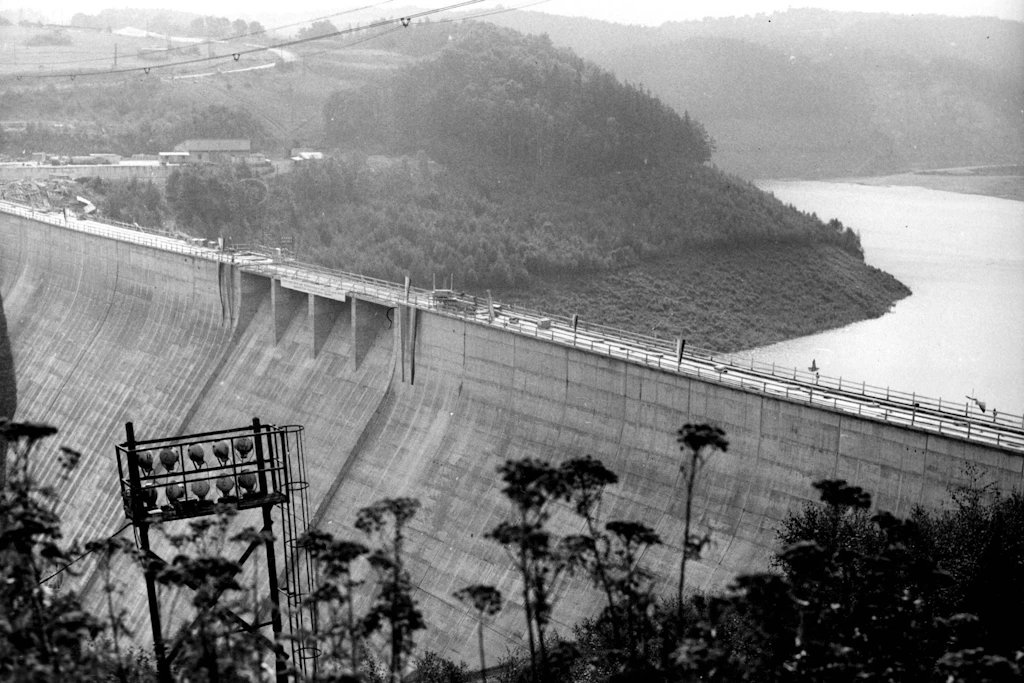 Die Talsperre Bad Gottleuba. Gilsenbach setzte sich für den Wasserschutz und gegen die Verschmutzung von Talsperren ein.