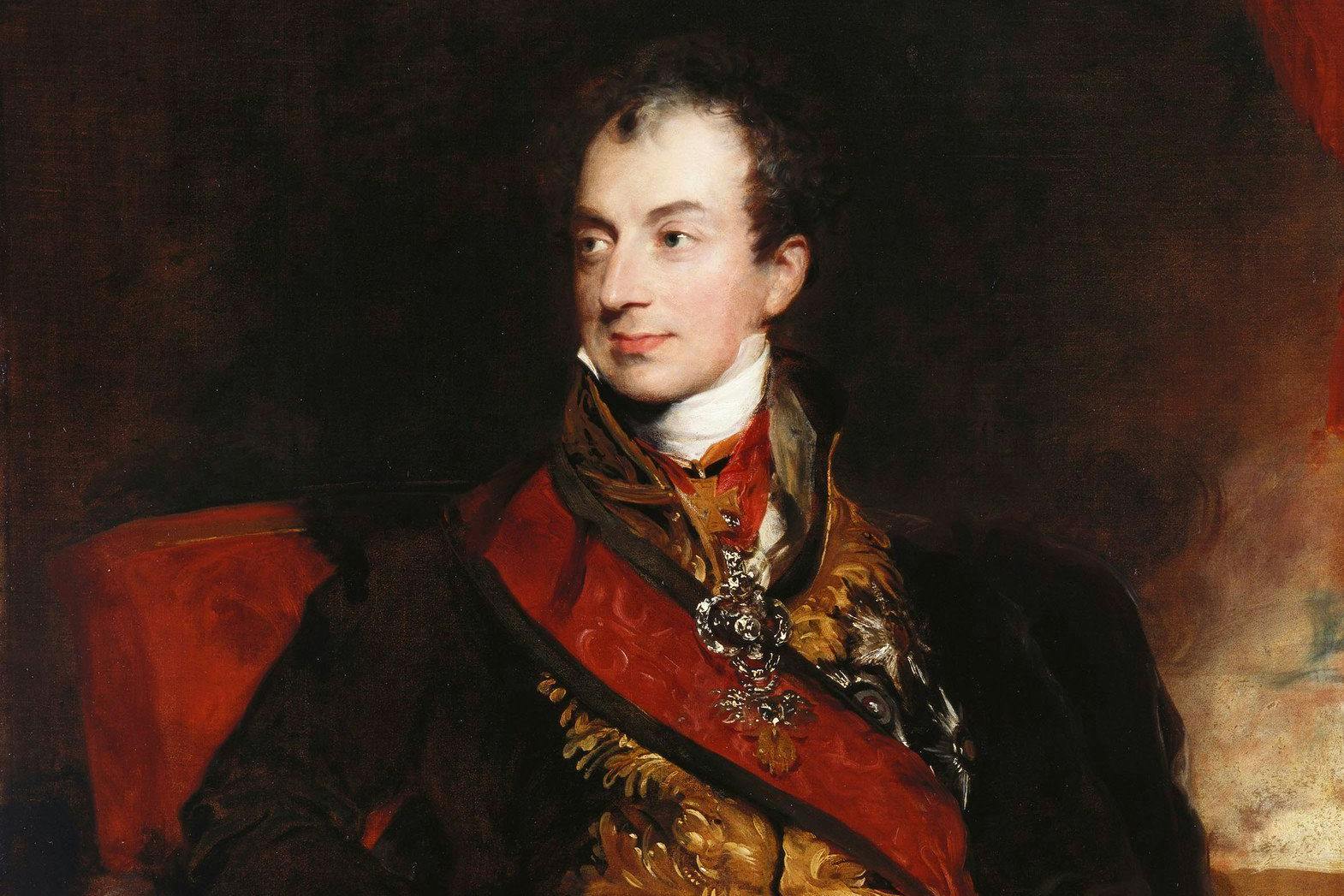Clemens Wenzel von Metternich auf einem Gemälde von Thomas Lawrence, 1815