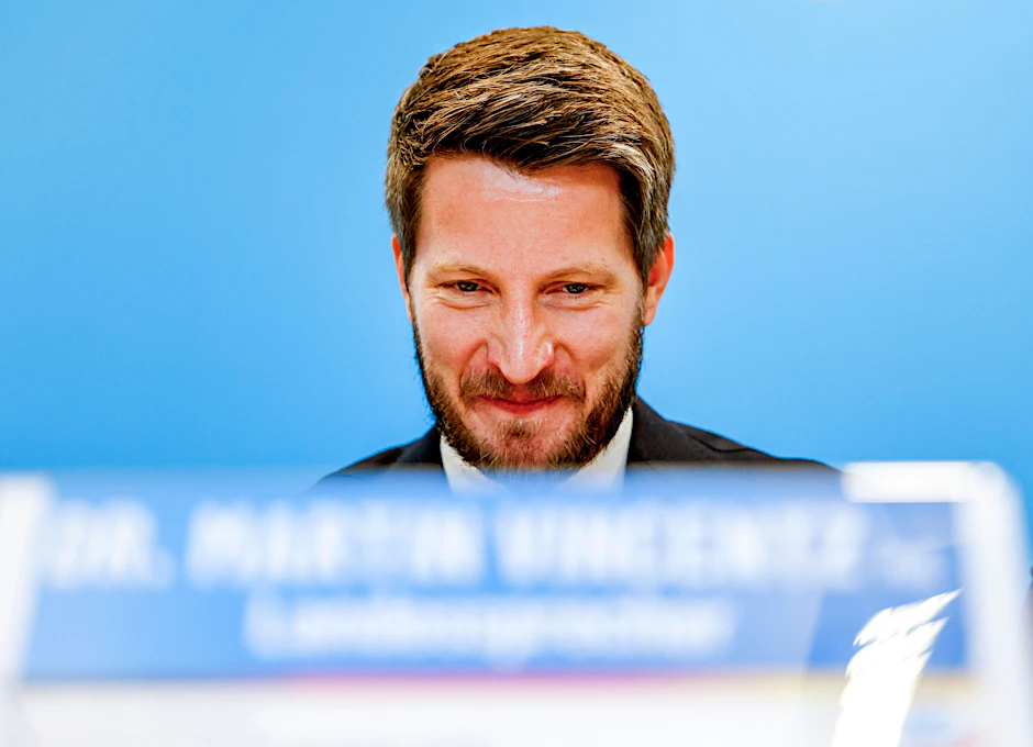 Der Landesvorsitzende der AfD in Nordrhein-Westfalen, Martin Vincentz