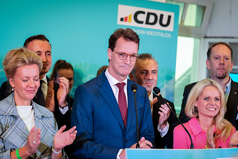 NRW-Ministerpräsident Hendrik Wüsts CDU ist erneut stärkste Kraft in dem Bundesland geworden.
