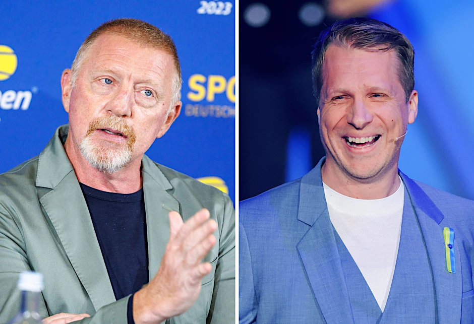 Ziemlich beste Feinde: Oliver Pocher nutzt mal wieder die Gelegenheit, Boris Becker einen mitzugeben.