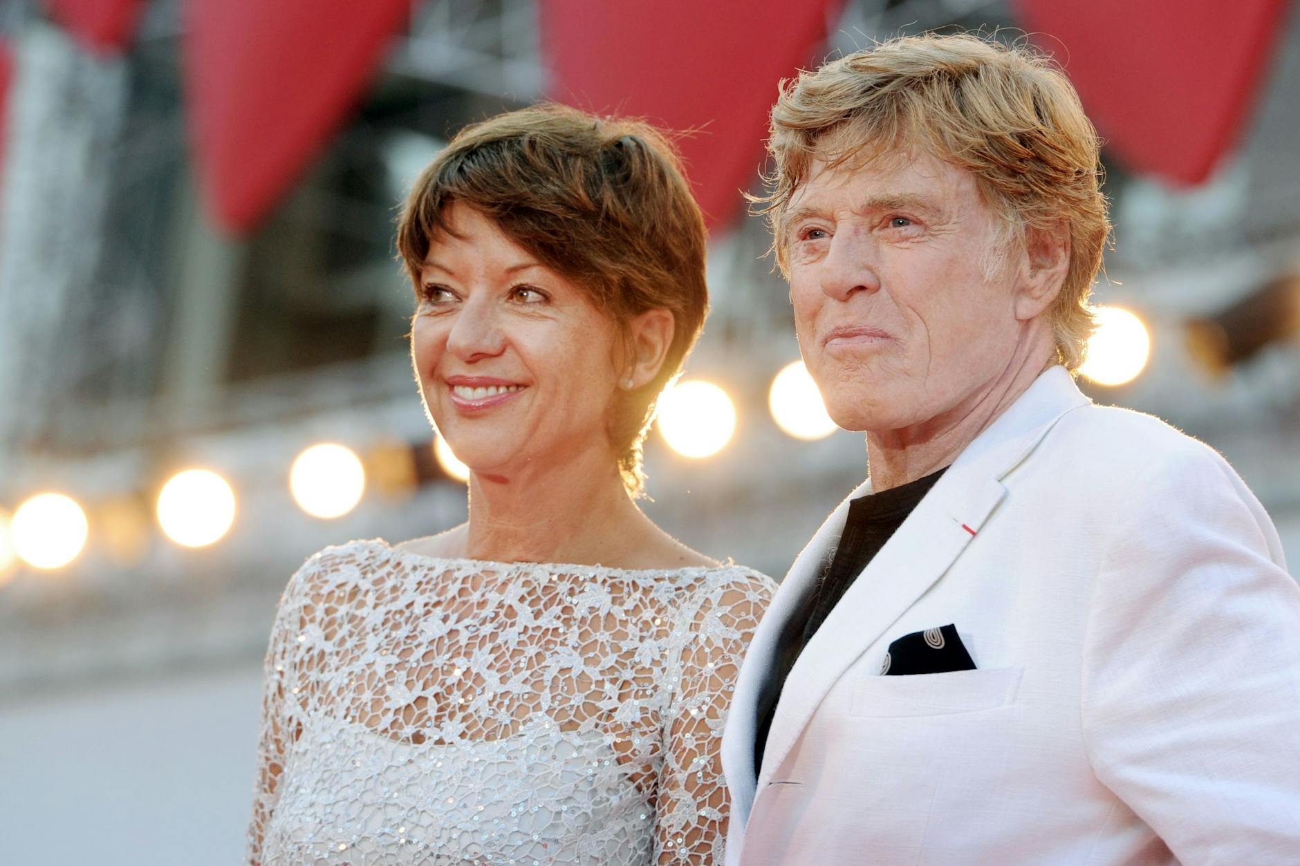 September 2012: US-Schauspieler Robert Redford und seine Frau Sibylle Szaggars