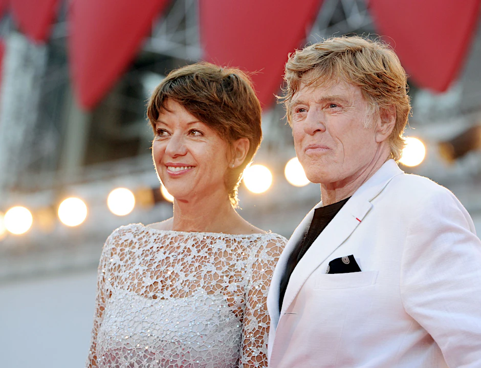 September 2012: US-Schauspieler Robert Redford und seine Frau Sibylle Szaggars